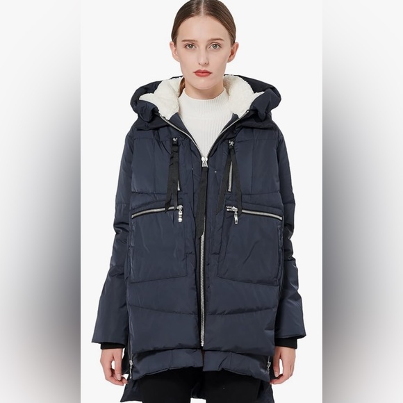 Orolay Jackets & Blazers - Orolay navy blue parka size L women’s